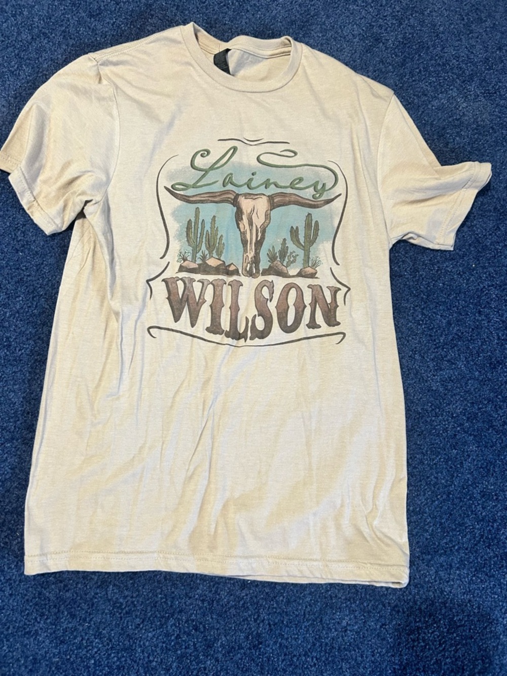 Graphic Tee - Cream Lainey Wilson Design